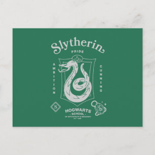 SLYTHERIN™ Stolthet Ambition Slugighet Vapenmärke Vykort