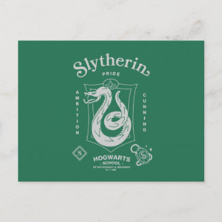 SLYTHERIN™ Stolthet Ambition Slugighet Vapenmärke Vykort