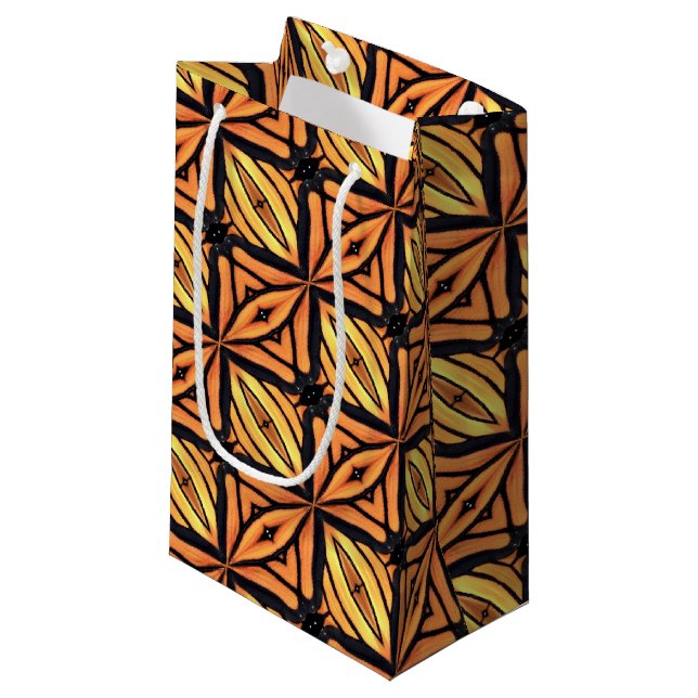 Sm Gift Bag Monarch Vinge Abstrakt (Framsidan Vinklad)
