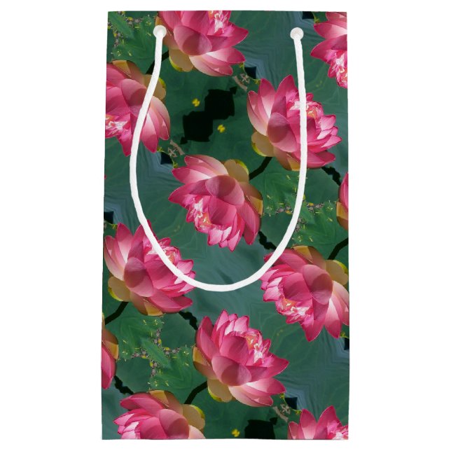 Sm Gift Bag Rosa Lotus (Framsidan)