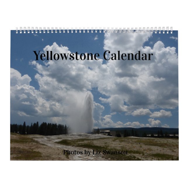 Sm, Med, Lg Calendar Yellowstone Kalender (Omslag)