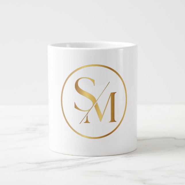 SM Minimalistisk Modern Design Jumbo Mugg (Framsidan)