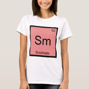 Sm - Själskattad Rolig Kemielement Symbol T-shirt