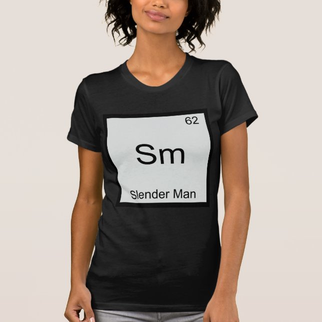 Sm - Smalman Meme Kemisk Periodiska Systemet T Shirt (Framsida)