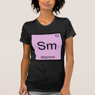 Sm - Styvmamma Rolig Kemiskt Elementsymbol T-shirt