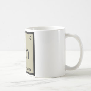 Sm - Symbol för Sanktt-Marcellin ostkemi Kaffemugg