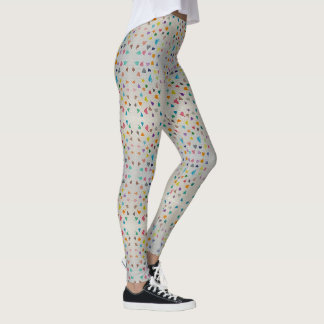 Små akvarellhjärtans Leggings