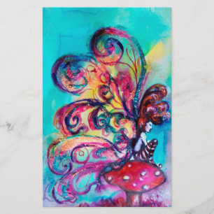 SMÅ ÄLF AV MUSHROOMER BREVPAPPER