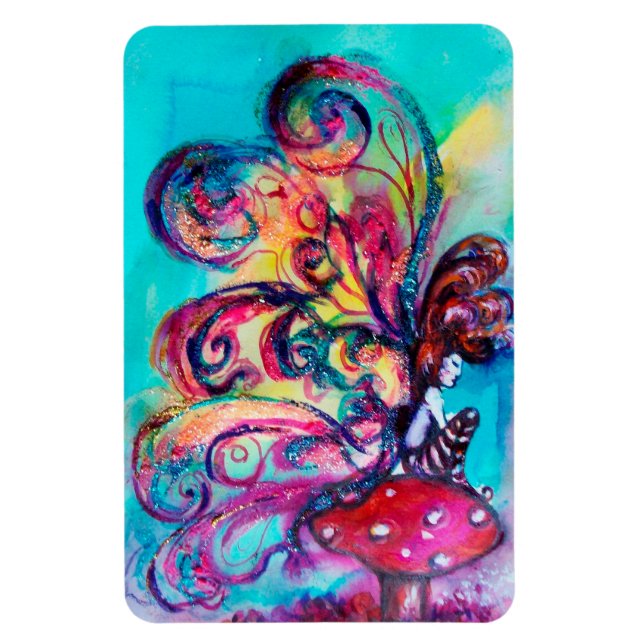 SMÅ ÄLF AV MUSHROOMER MAGNET (Vertikal)