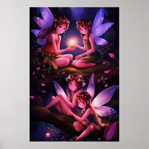 Små Älvflickor Poster