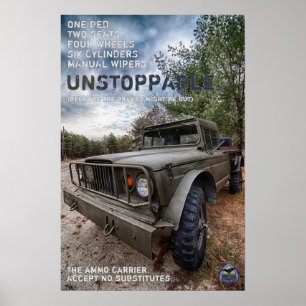 Små Ammo-bärare Poster ej stoppbara