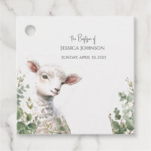 Små Baby Lamb och eukalyptus baptism