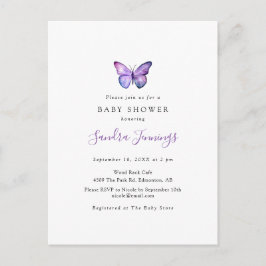 Små babyskor - Elegant minimalistisk enkel Vykort