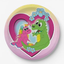 små bästa vänner - enhörning och drake