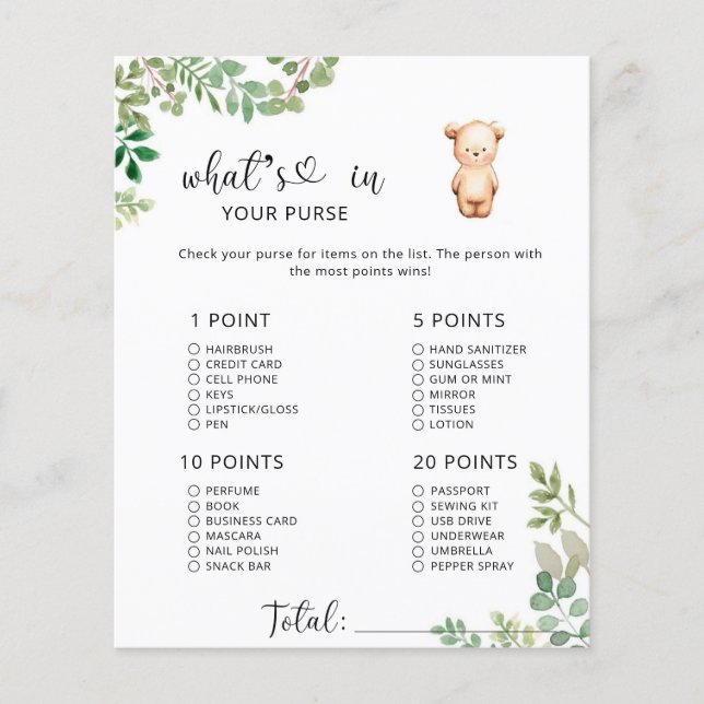 Små björnvita i ditt handduschspel (Framsida)