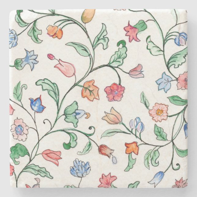 Små Blommigtar på underlägg (Framsidan)