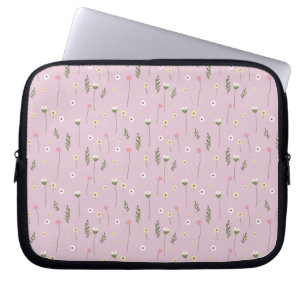 Små blommor laptop fodral