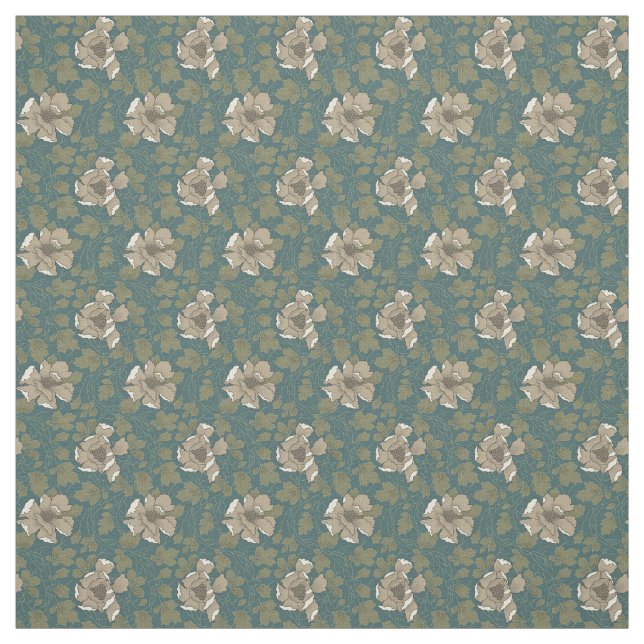 Små blommor tyg (Provkarta)