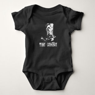 Små cowboyskor t shirt