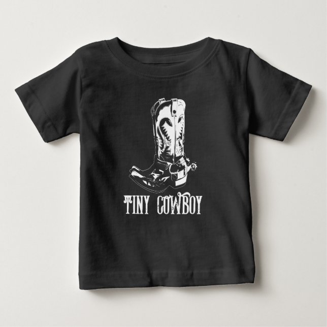 Små cowboyskor t shirt (Framsida)