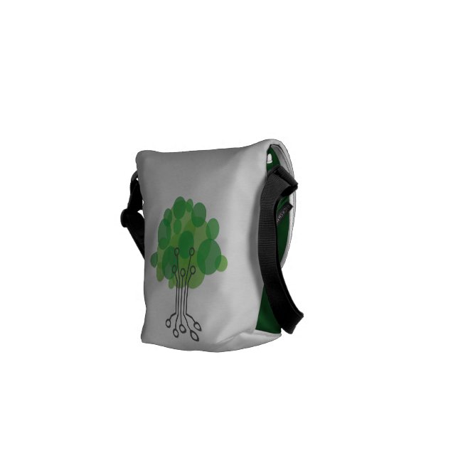 Små CrossBody hänger lös Kurir Väska (Höger Baksida)