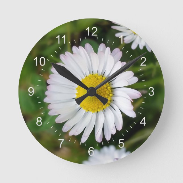 Små daisy rund klocka (Framsida)