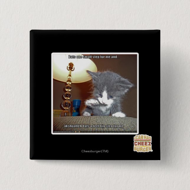 Små Dats en kliver pälsfodrar mig Knapp (Framsida)