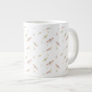 Små drakonflugor på White Large 15 oz Mugg Jumbo Mugg