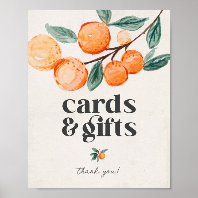 Små duschkort för spädbarn och skyltar för gåvor (Framsidan)