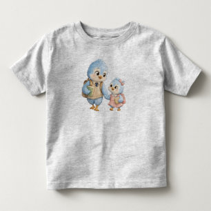 Små fågelbröder och -systrar T-shirt för småbarn