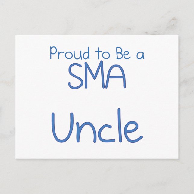 SMA-familjen - farbror Vykort (Framsida)