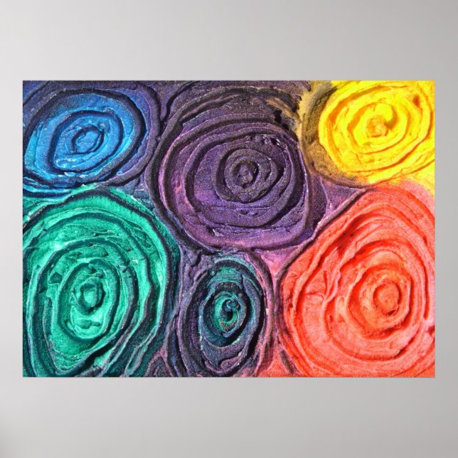Små färg-sfärer poster (Framsidan)