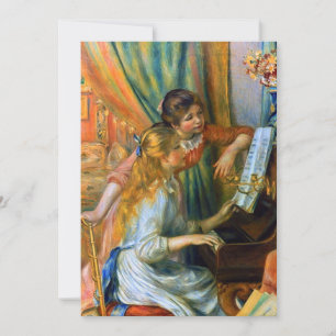 Små flickor vid pianot av Pierre Renoir