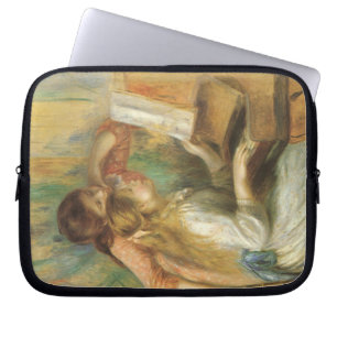 Små flickor vid pianot av Pierre Renoir Laptop Fodral