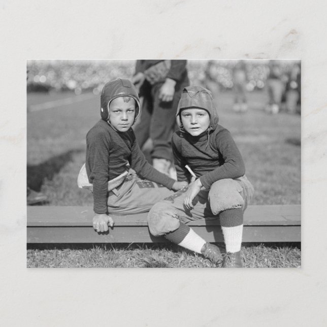 Små fotbollsspelare, 1925 vykort (Framsida)