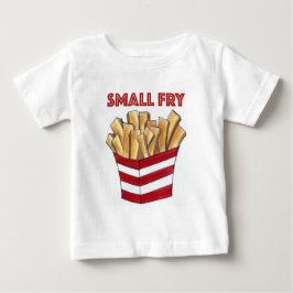 SMÅ FRY Foodie Fransk Fries Potatis Fast Food T Shirt