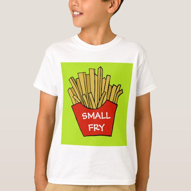 Små frys fransk fries barn t-shirt (Framsida)