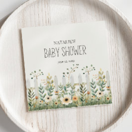 Små gårdens förskola djur baby shower servetter