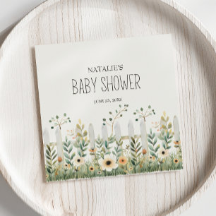 Små gårdens förskola djur baby shower servetter