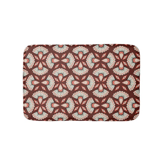 Små geometriska motiv: Dekoration Textile Mönster Badrumsmatta (Framsidan)