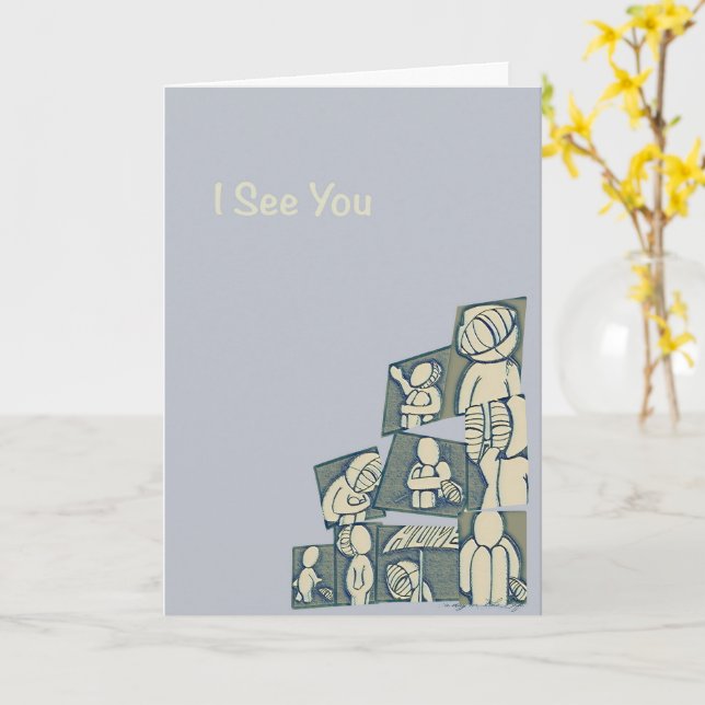 Små Gestures per dag i Life 5 x 7-kortet Kort (Gul blomma)