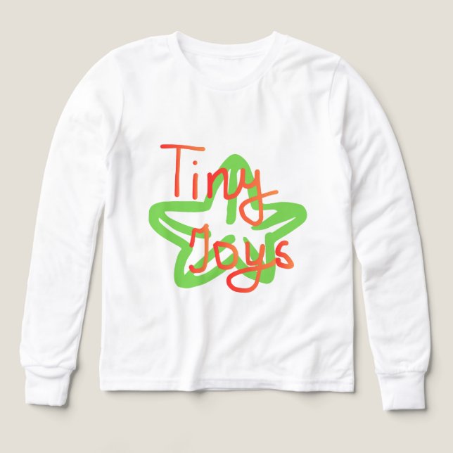 Små Glädjeämnen | Handritad design T Shirt (Design framsida)