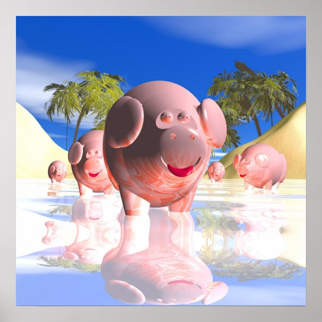 Små grisar poster (Framsidan)