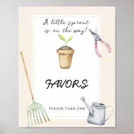 Små Groddar Baby shower-presenter Poster