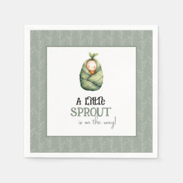 Små Groddar på väg Baby Shower Servetter