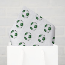 små gröna vita fotbollar mönster