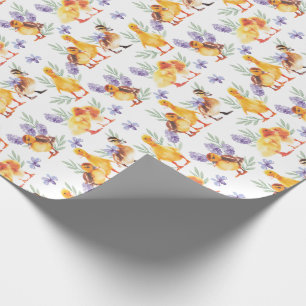 Små gula ankungar presentpapper