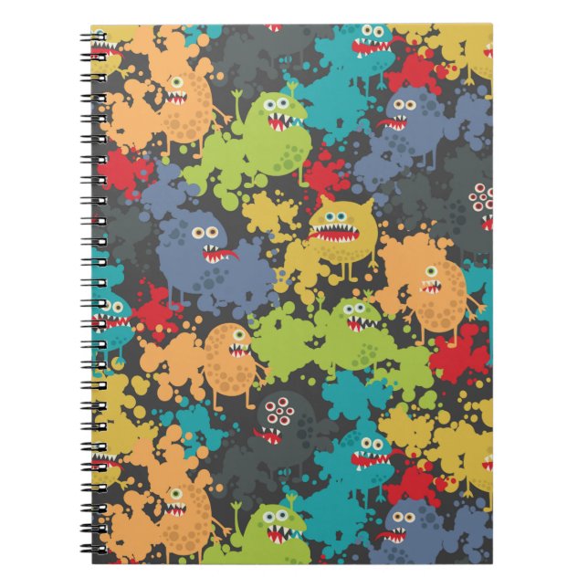 Små, gulliga monster anteckningsbok (Framsidan)