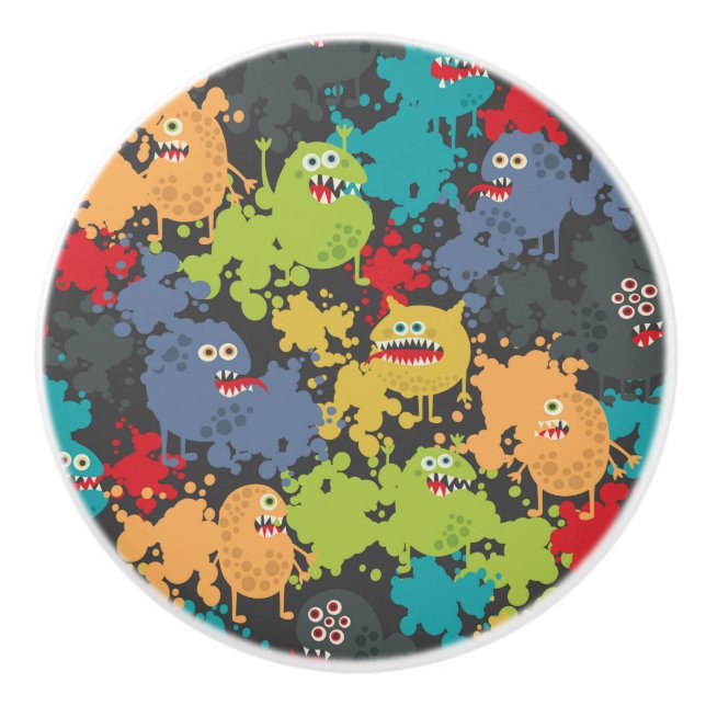 Små, gulliga monster knopp (Framsidan)