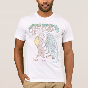 Små-hångla träd koppla ihop t-shirt